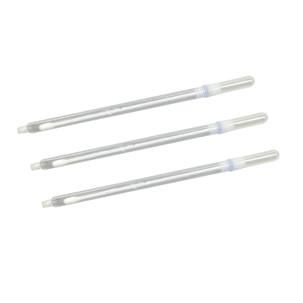 Úsáideann cairde swab